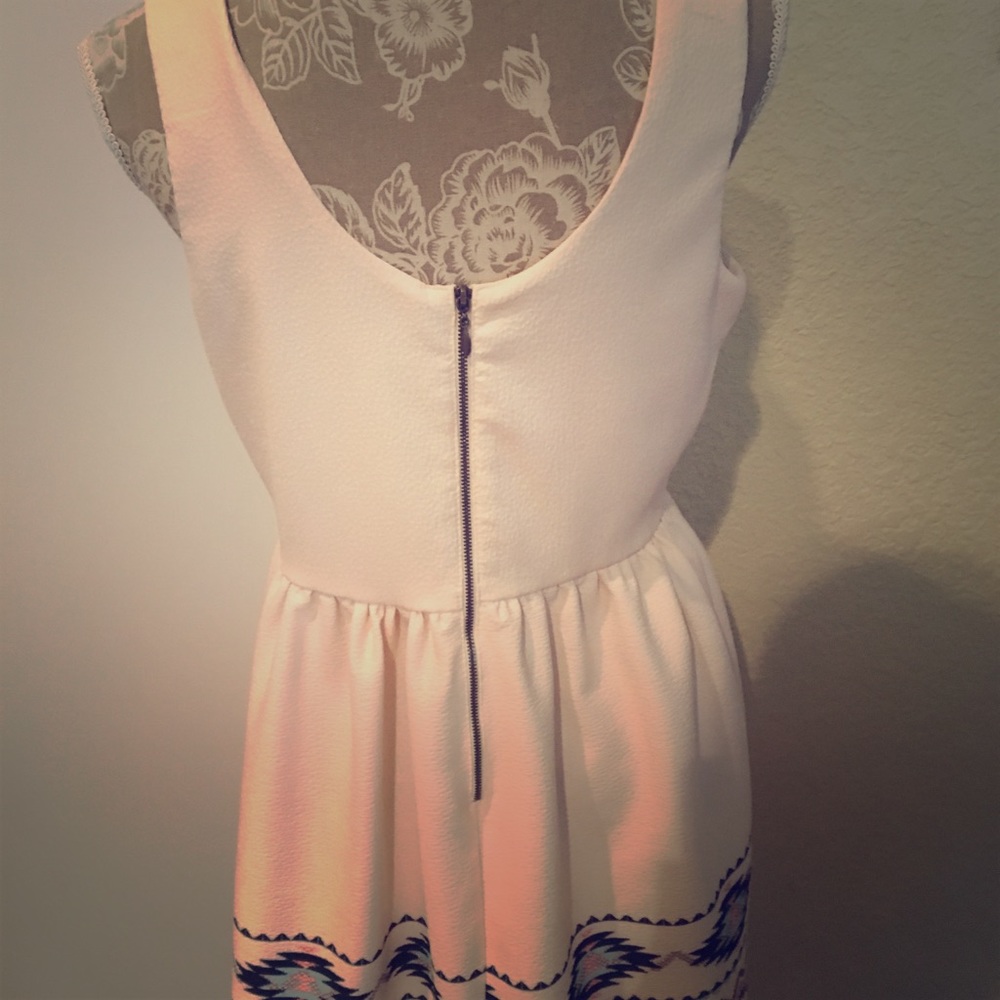 Aztec print dress